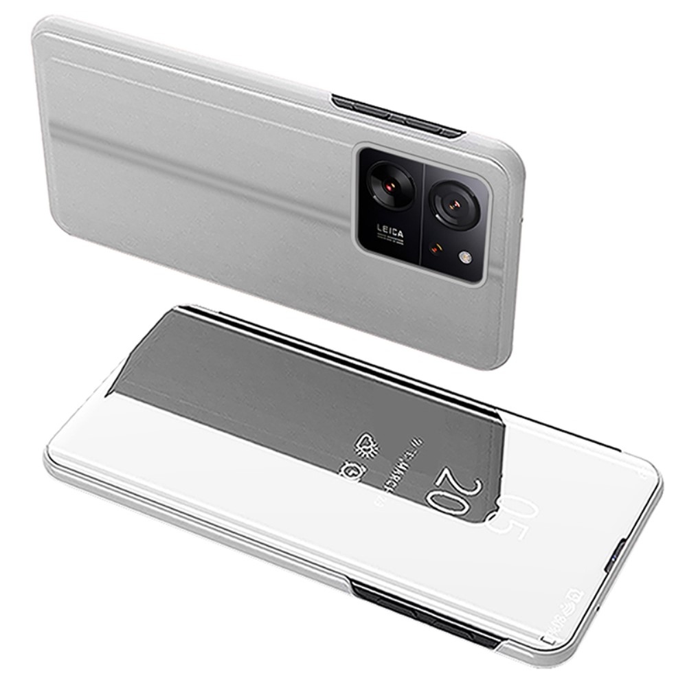 Átlátszó borítás matt előlappal Xiaomi 13T/13T Pro készülékhez - ezüst színű