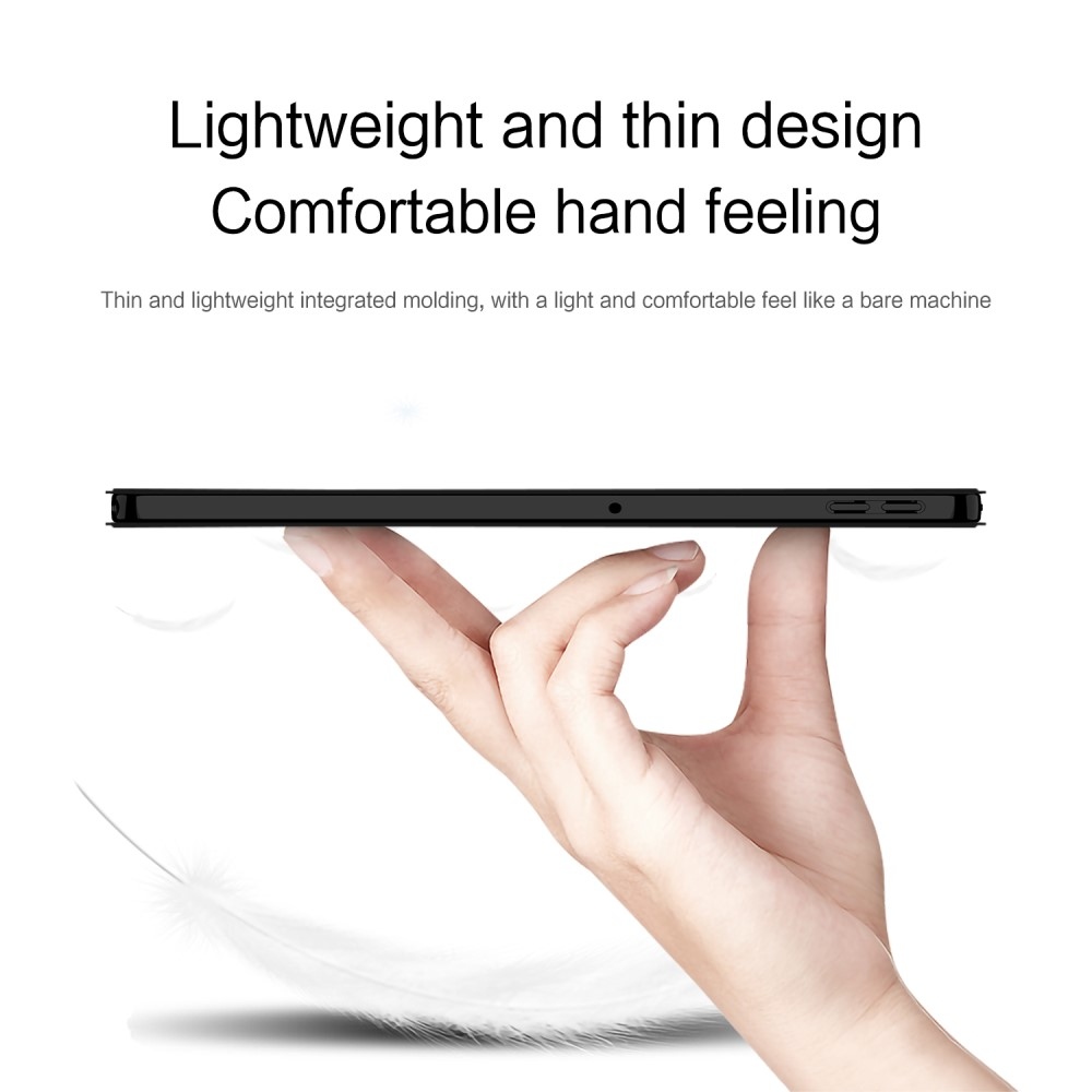 Ügyes záró tok Lenovo Tab 10.1 (2025) - fekete