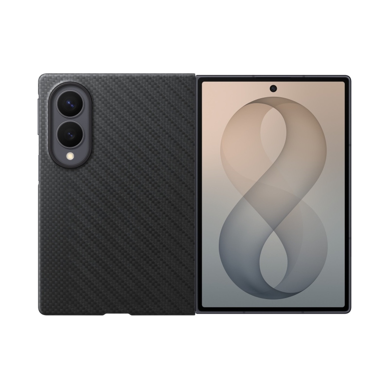 EF-KF971SBE Samsung Carbon mágneses tok a Galaxy Z Fold 8-hoz, fekete