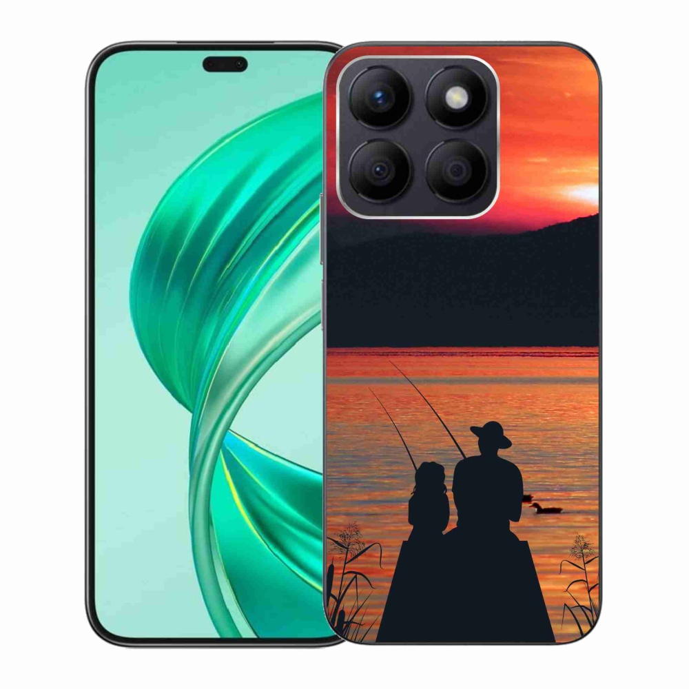 Zselés borítás mmCase a Honor X8b számára - halászat 3