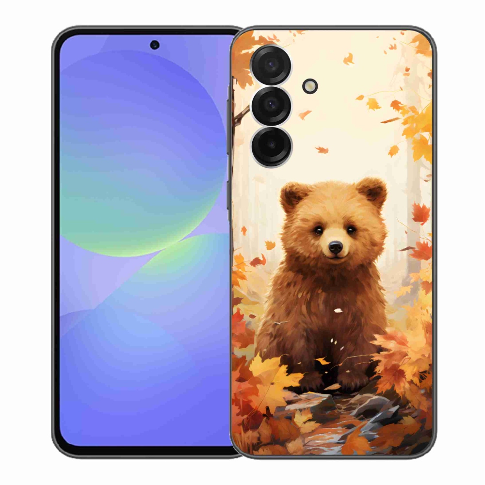 Zselés borítás mmCase Samsung Galaxy A36 5G - medve az erdőben