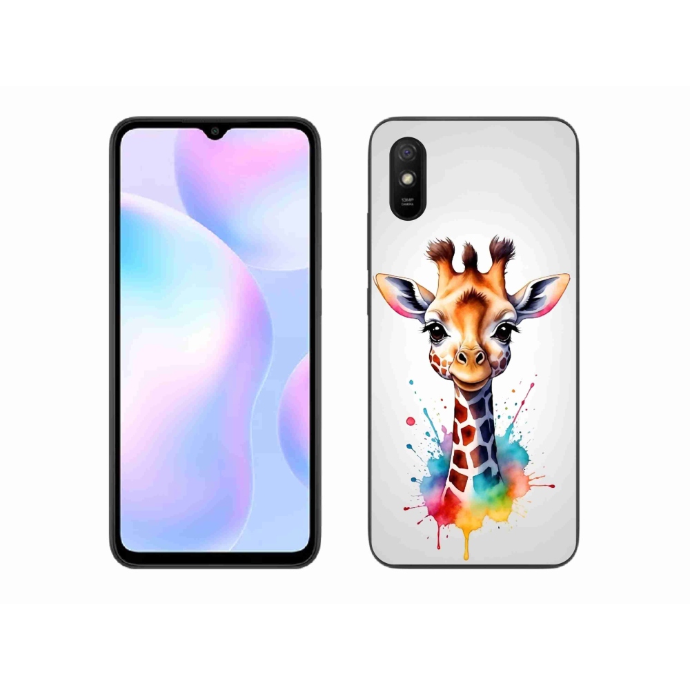 Gél borítás mmCase a Xiaomi Redmi 9A - zsiráf 1