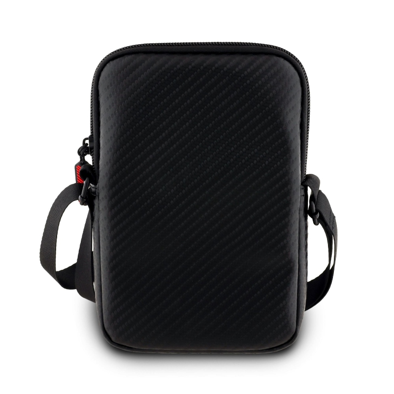 Red Bull PU Carbon táska mérete. M Fekete