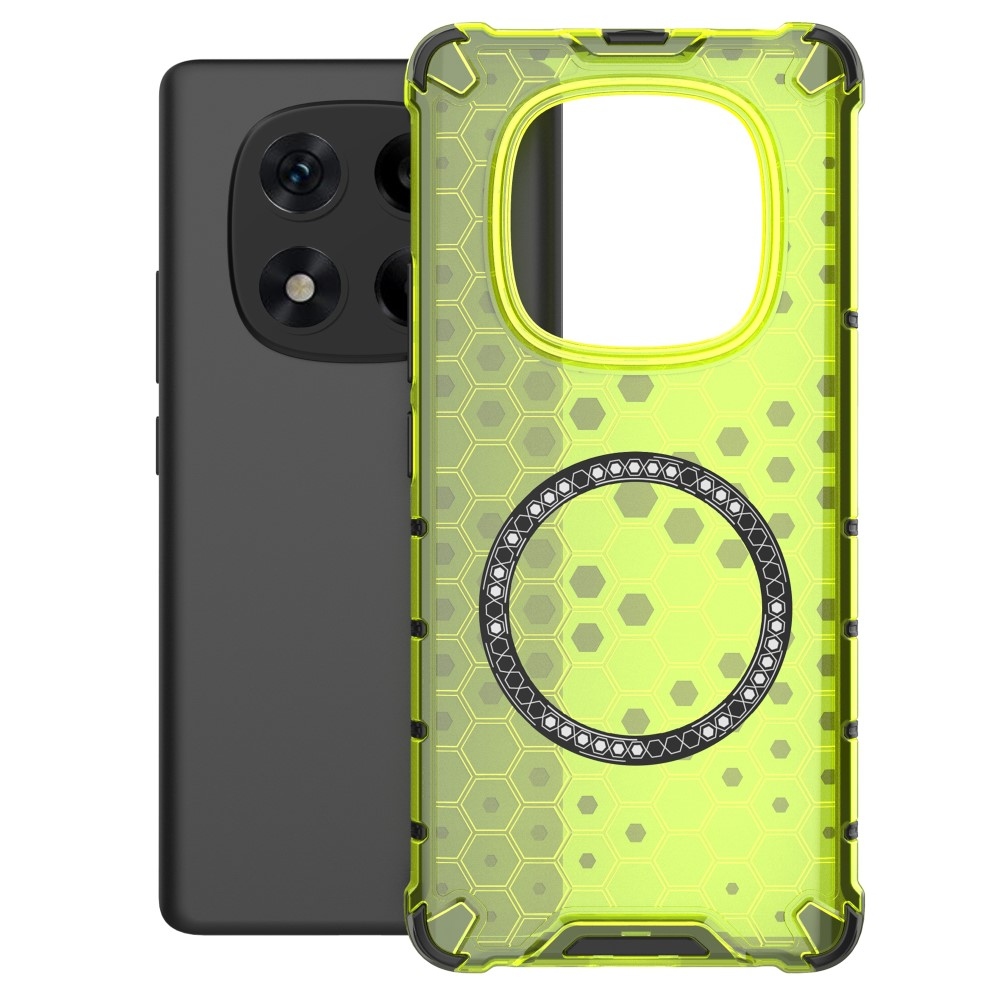 Mézédes tartós borítás MagSafe-val a Xiaomi Redmi Note 14 Pro-ra - zöld