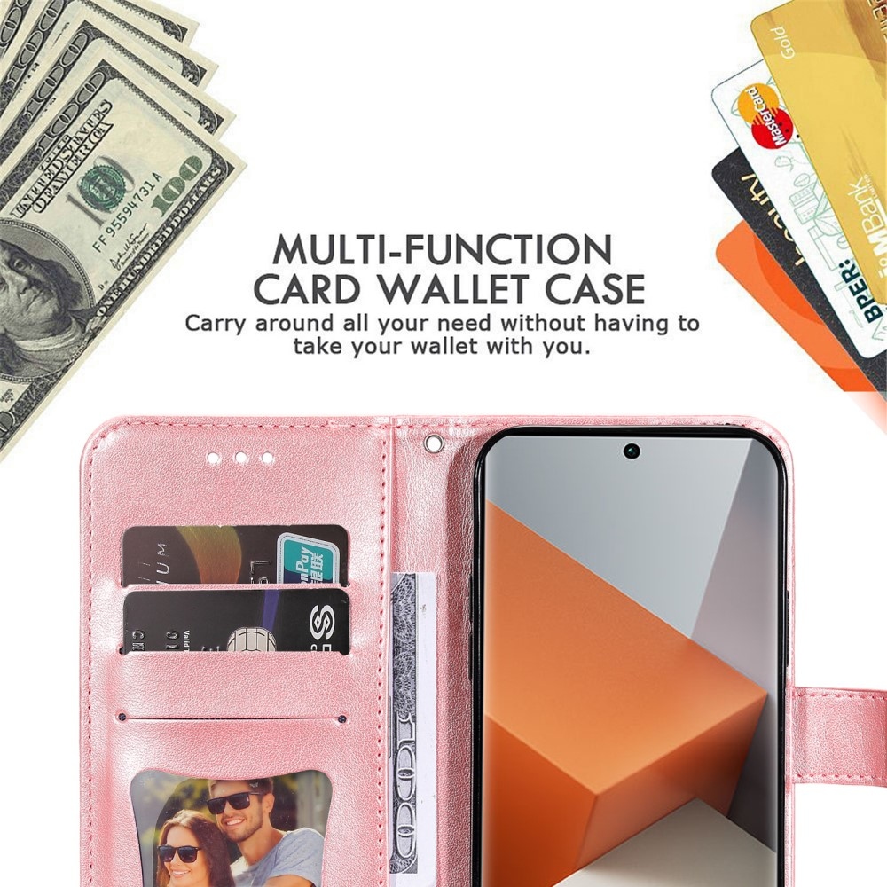 Mandala könyv tok Xiaomi Redmi Note 13 Pro+ 5G - rózsaszínű