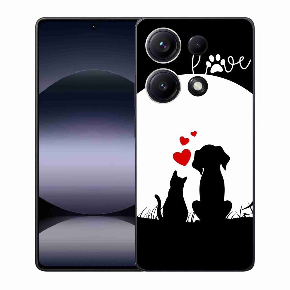 Gél borító mmCase a Xiaomi Redmi Note 14S-hez - állati szeretet