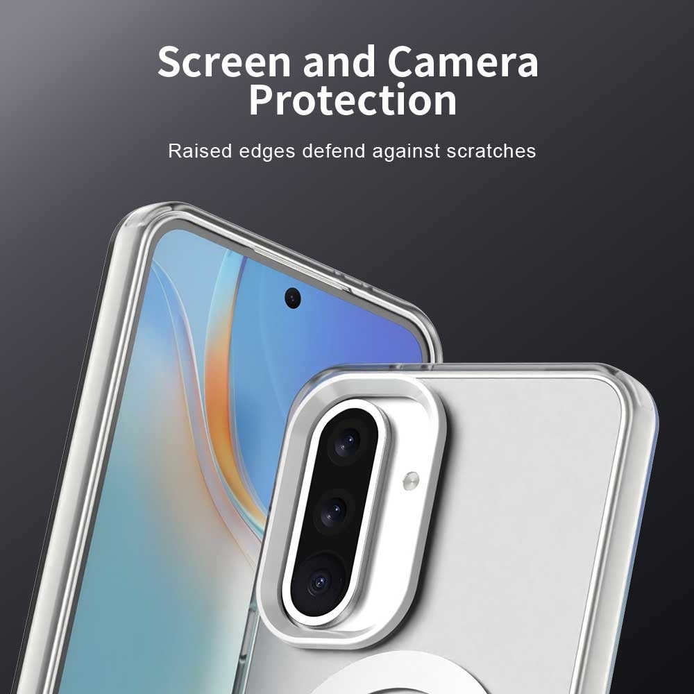 Candy zselés tok MagSafe Samsung Galaxy A36 5G/A56 5G - fehér