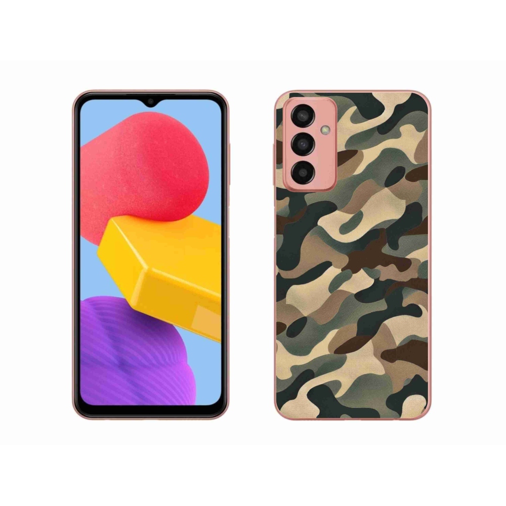 Zselés borítás mmCase Samsung Galaxy M13 készülékhez - terepszínű minta 11
