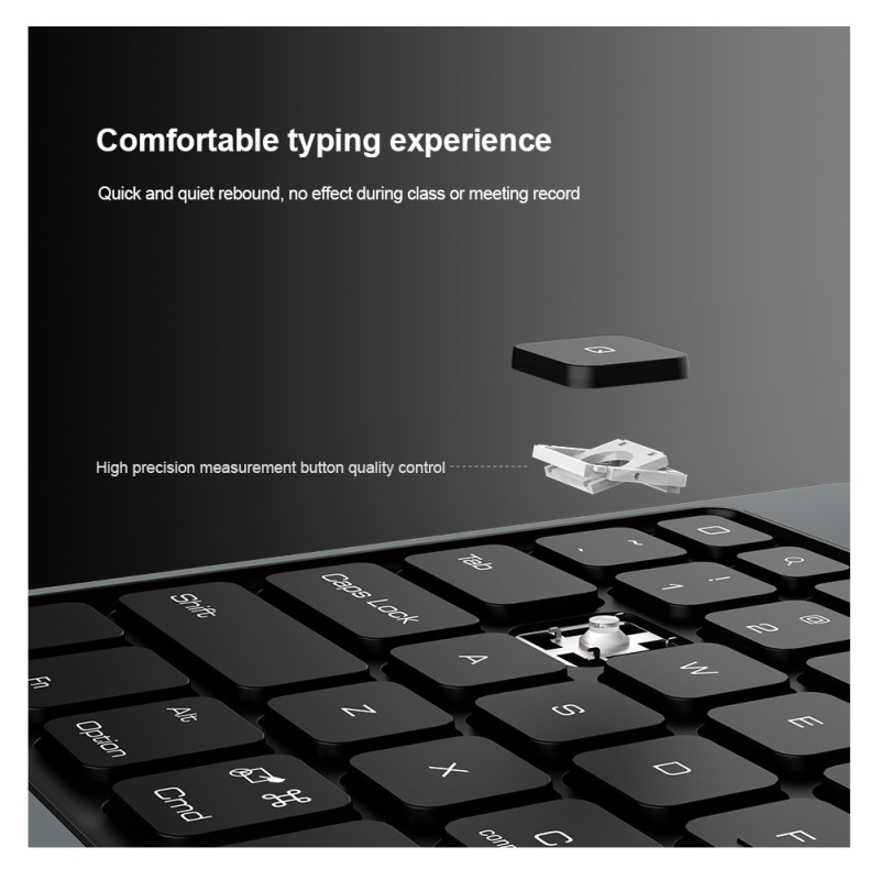 Nillkin Bumper Link billentyűzet tok (háttérvilágításos verzió) iPad 10.9 2022 Fekete