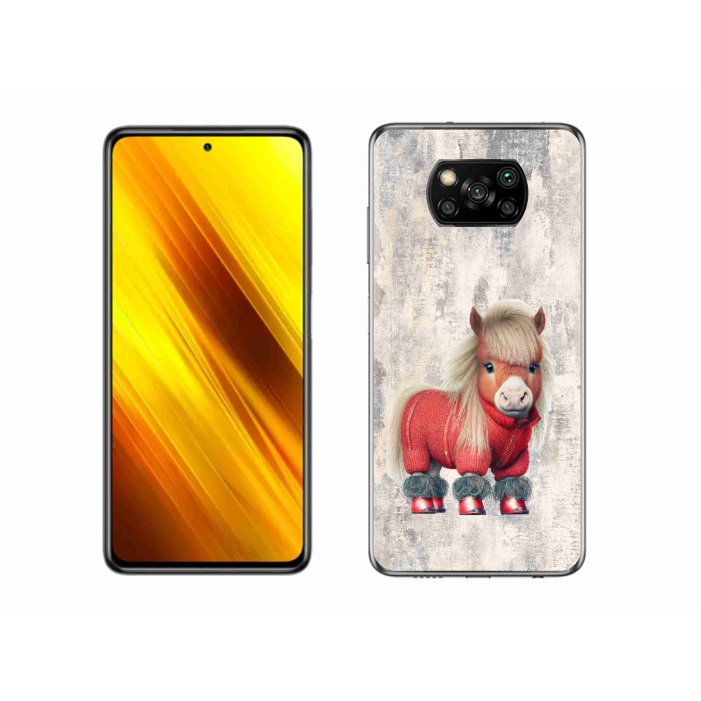 Gél borítás mmCase a Xiaomi Poco X3-hoz - póni pulóverben