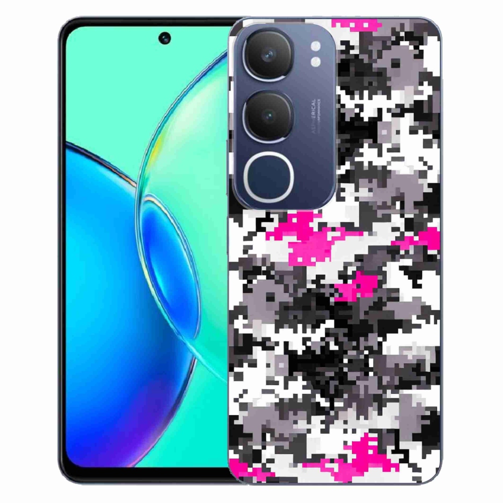 Zselés borítás mmCase a Vivo Y19s készülékhez - terepszínű minta 4