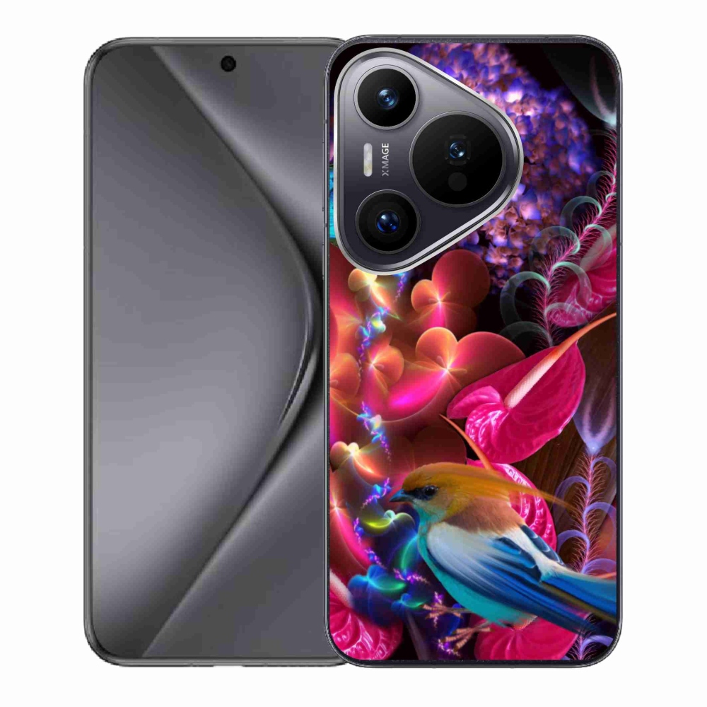 Gél borító mmCase a Huawei Pura 70-hez - színes virágok