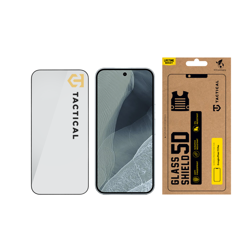 Tactical Glass Shield 5D üveg a Google Pixel 11 Pro-hoz, fekete 