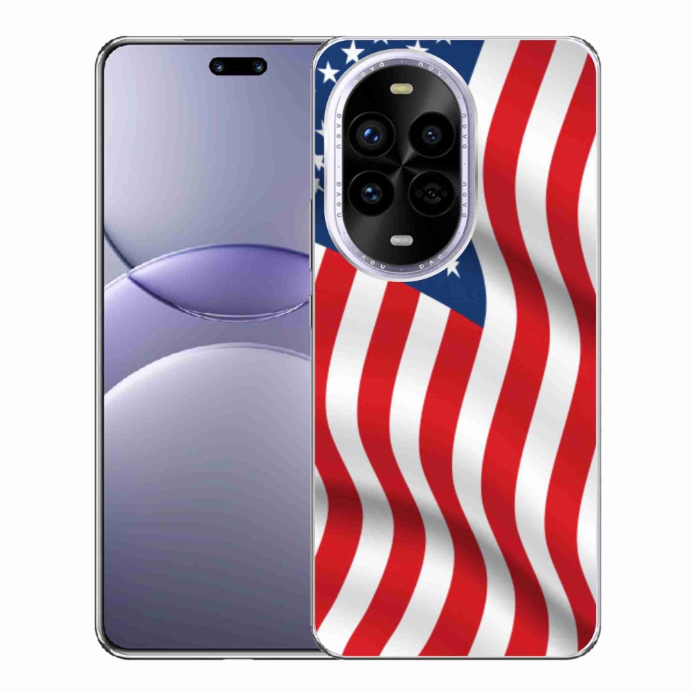 Gél borítás mmCase a Huawei Nova 13 Pro 5G - amerikai zászlóra