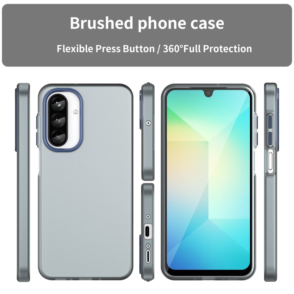 Candys matt zselés tok Samsung Galaxy A26 5G - sötétkék