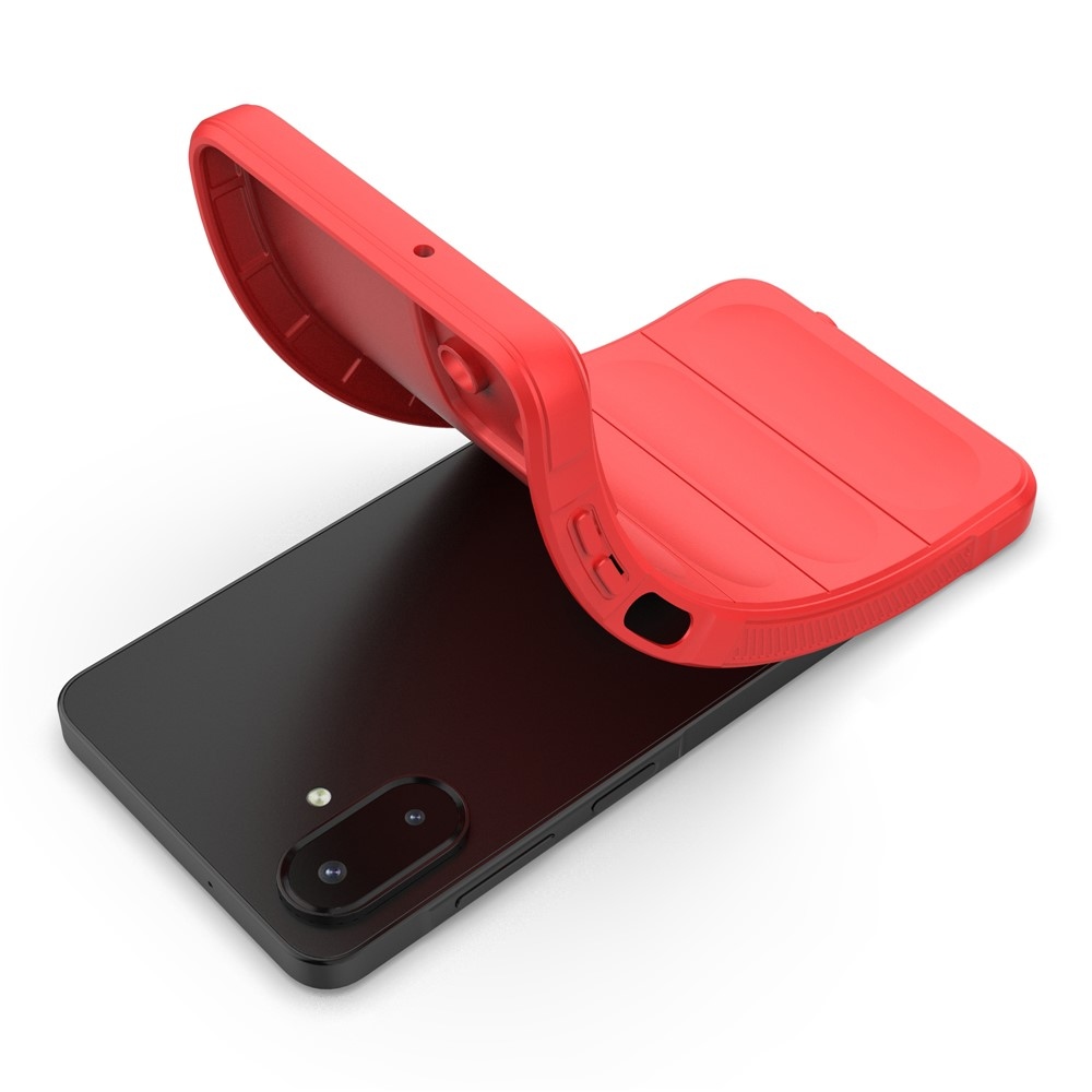 Rugg tartós zselés tok Samsung Galaxy A07 4G - piros