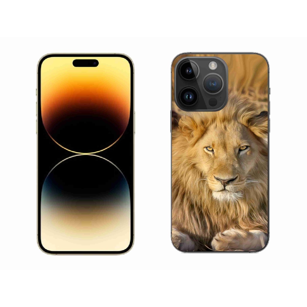 Zselés borítás mmCase iPhone 14 Pro Max készülékhez - Lion 2