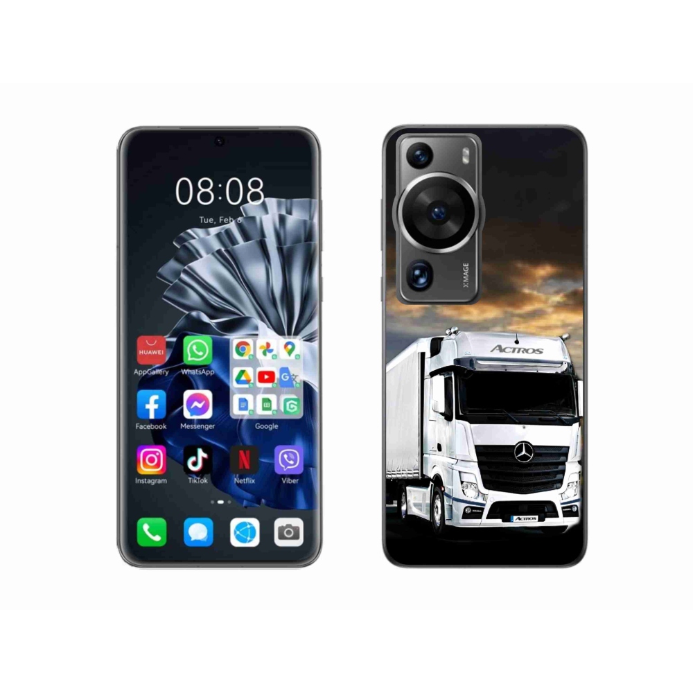 Gél borítás mmCase a Huawei P60 Pro számára - teherautó