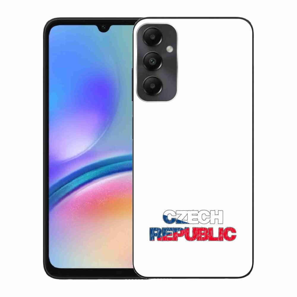 Gél borítás mmCase Samsung Galaxy A05s - Csehország fehér háttérrel