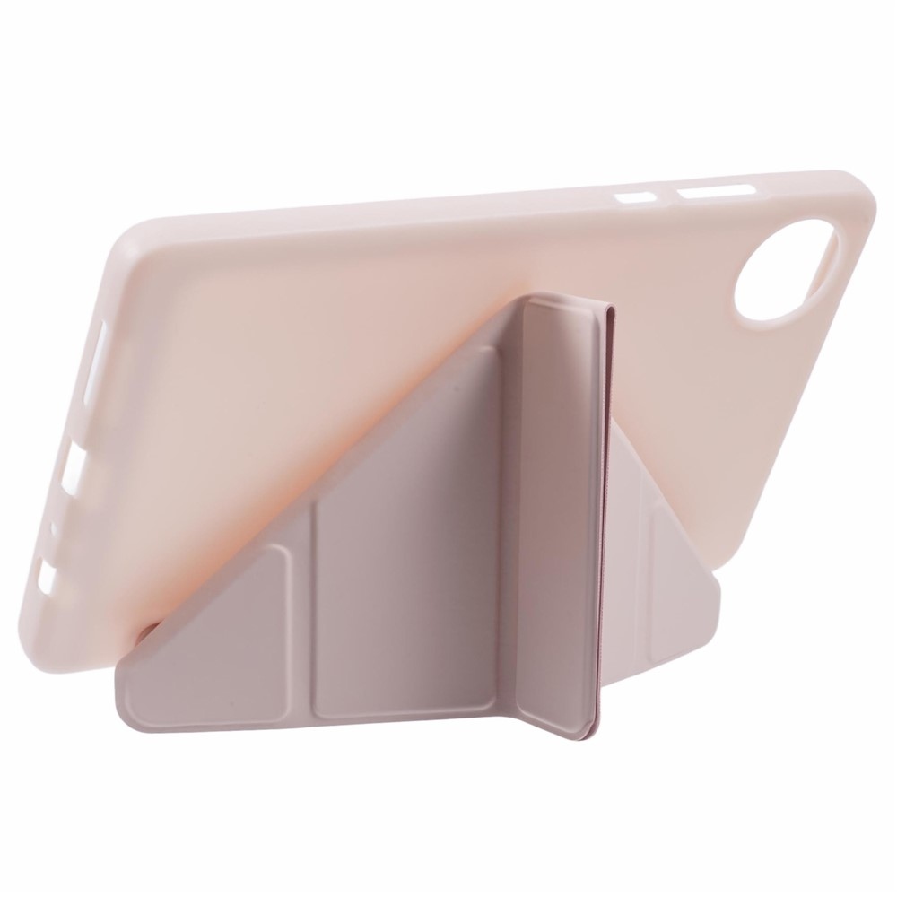 Origamis összecsukható táblagép tok Xiaomi Redmi Pad SE 8.7 - rózsaszín