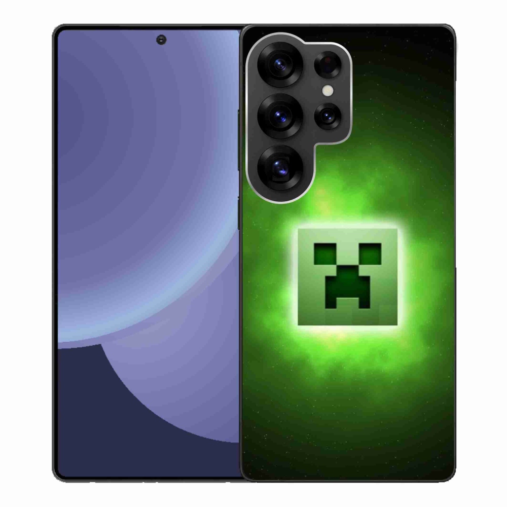 Zselés borítás mmCase Samsung Galaxy S25 Ultra készülékhez - minecraft