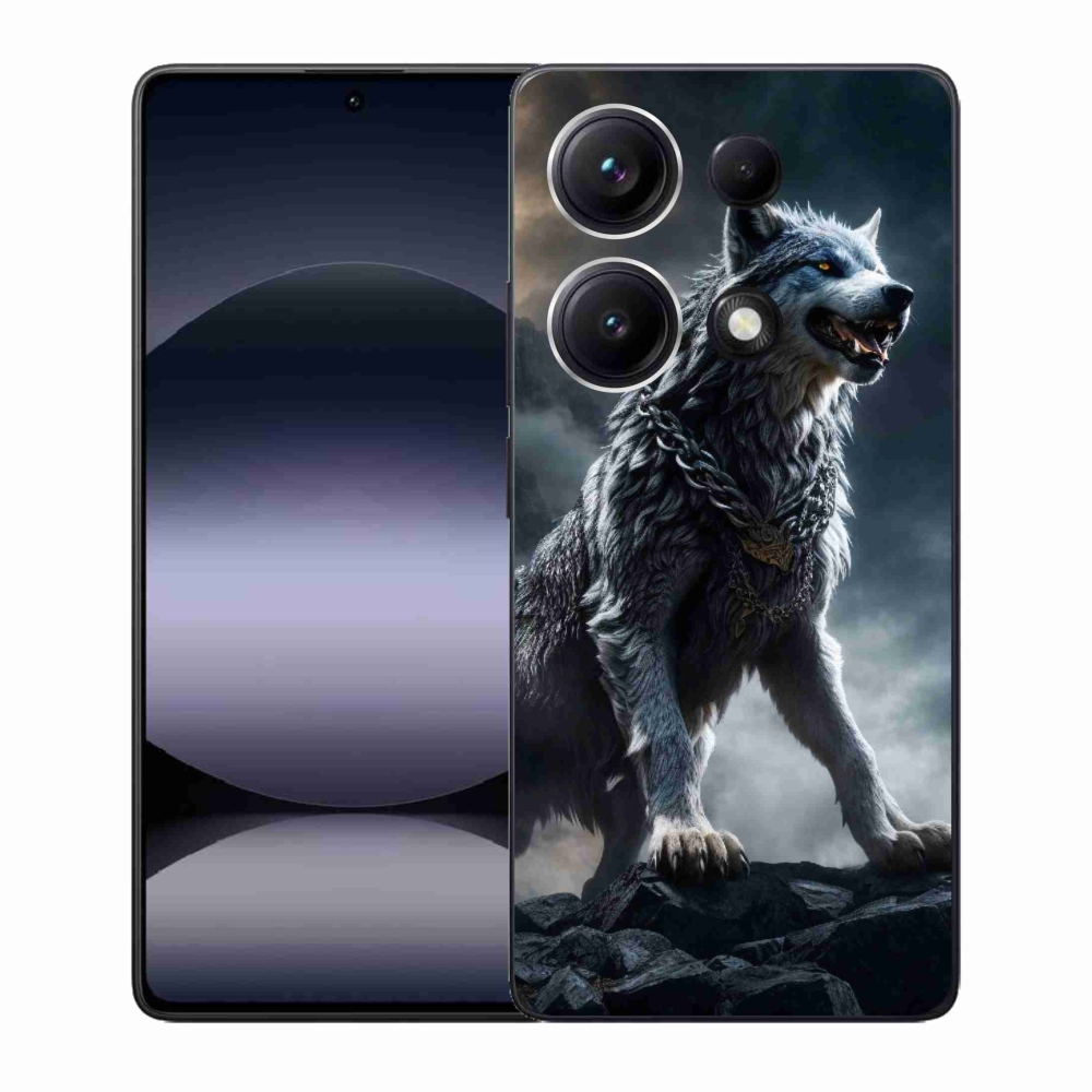 Gél borítás mmCase a Xiaomi Redmi Note 14S-hez - farkas 1