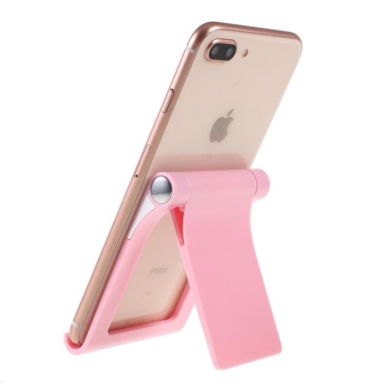 V-Stand állítható mobiltelefon állvány - rózsaszín