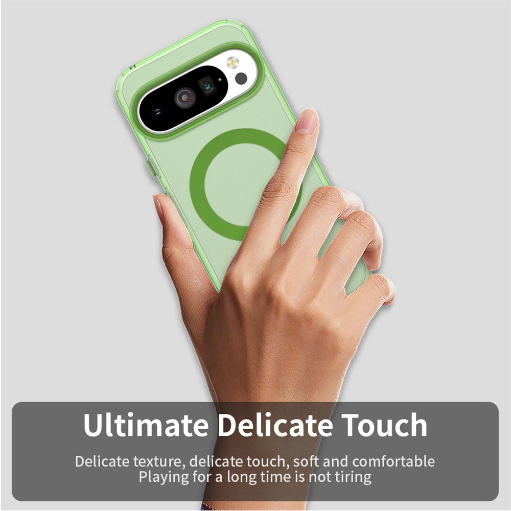 Candy MagSafe zselés tok Google Pixel 10 Pro/Pixel 10 - zöld színben