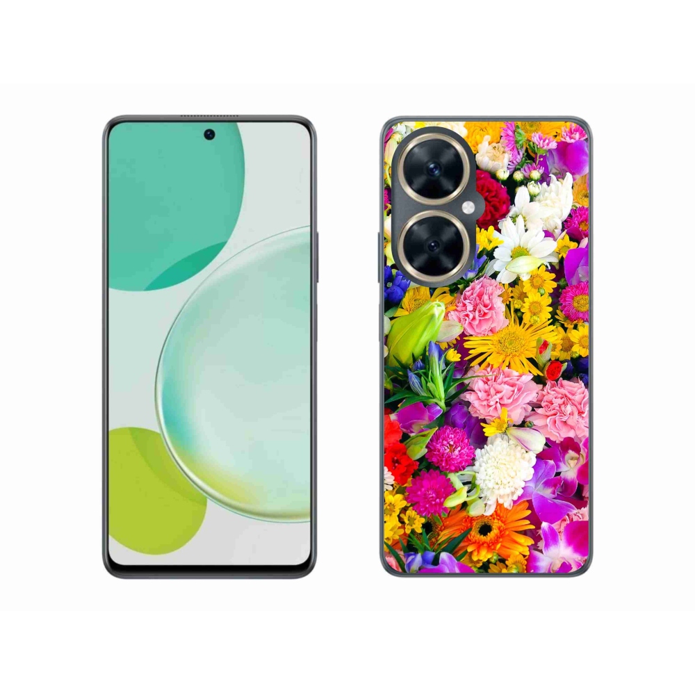Gél borító mmCase a Huawei Nova 11i - virágok 12