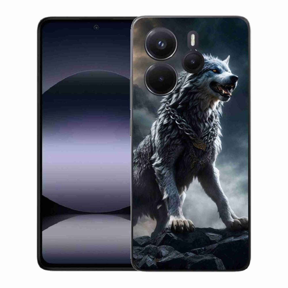 Gél borítás mmCase a Xiaomi Redmi Note 14-hez - farkas 1