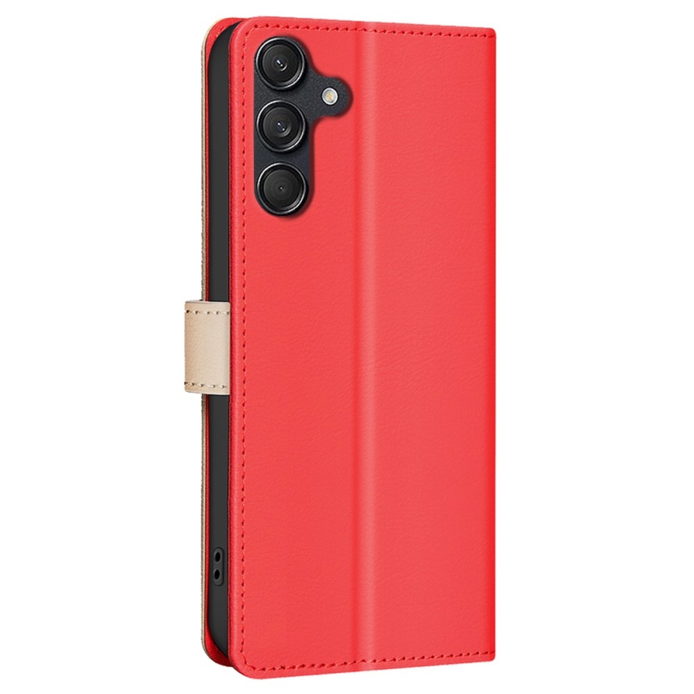 BNF DUO könyvtáska Samsung Galaxy A36 5G - piros