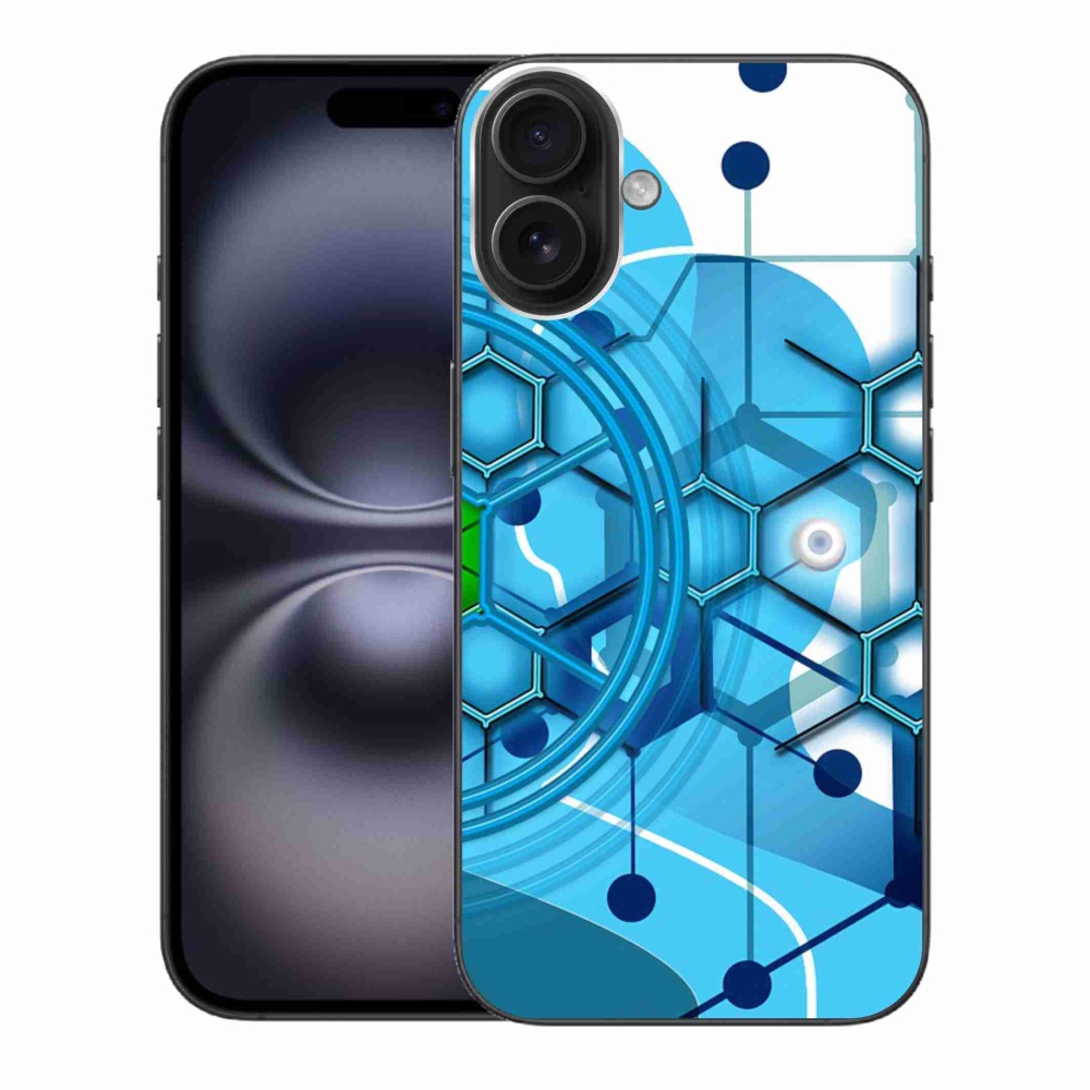 Zselés borítás mmCase iPhone 16 Plus készülékhez - absztrakt minta 2