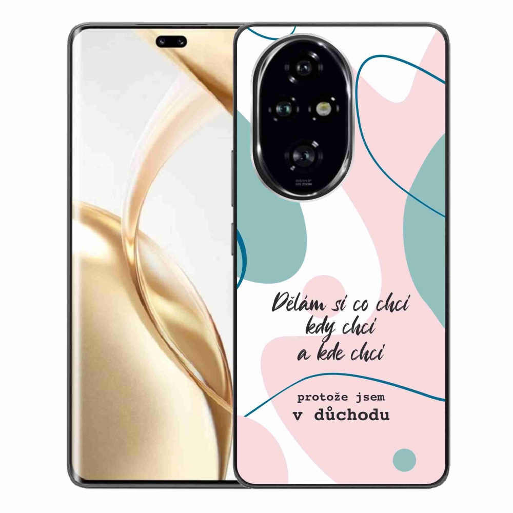 Gél borító mmCase a Honor 200 Pro 5G készülékhez - vicces szöveg 10 fehér háttér