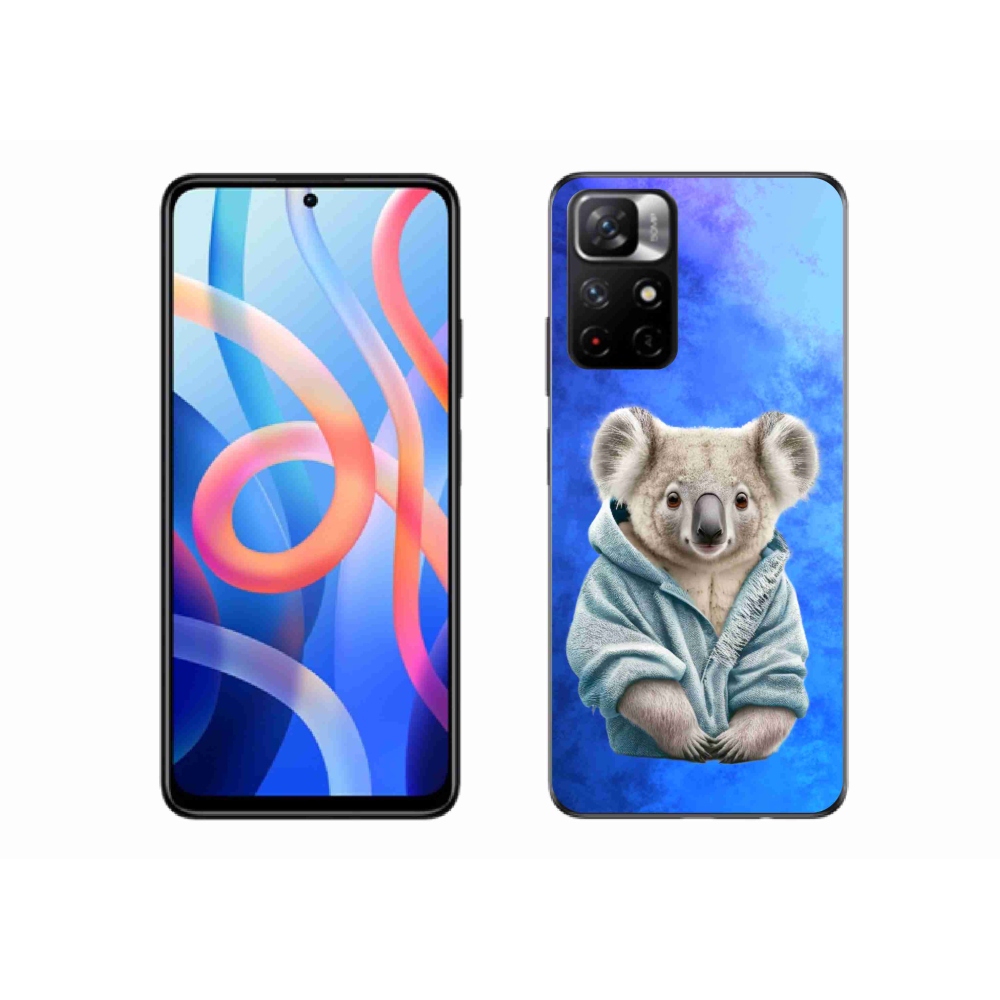 Gél borító mmCase a Xiaomi Redmi Note 11S 5G-hez - koala pulóverben