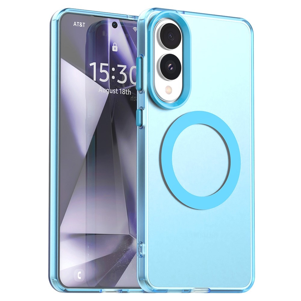 Candy zselés tok MagSafe-val Samsung Galaxy S25 Edge-re - kék