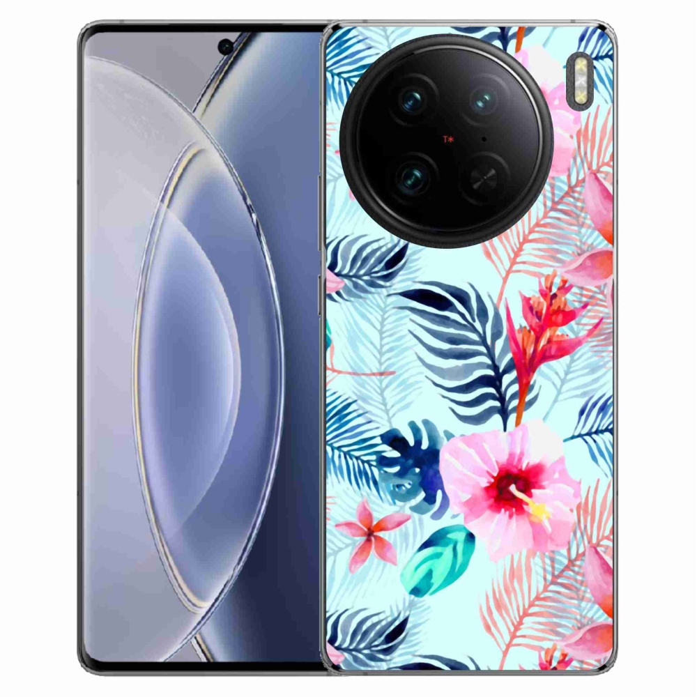 Zselés borítás mmCase a Vivo X90 Pro-hoz - virágok