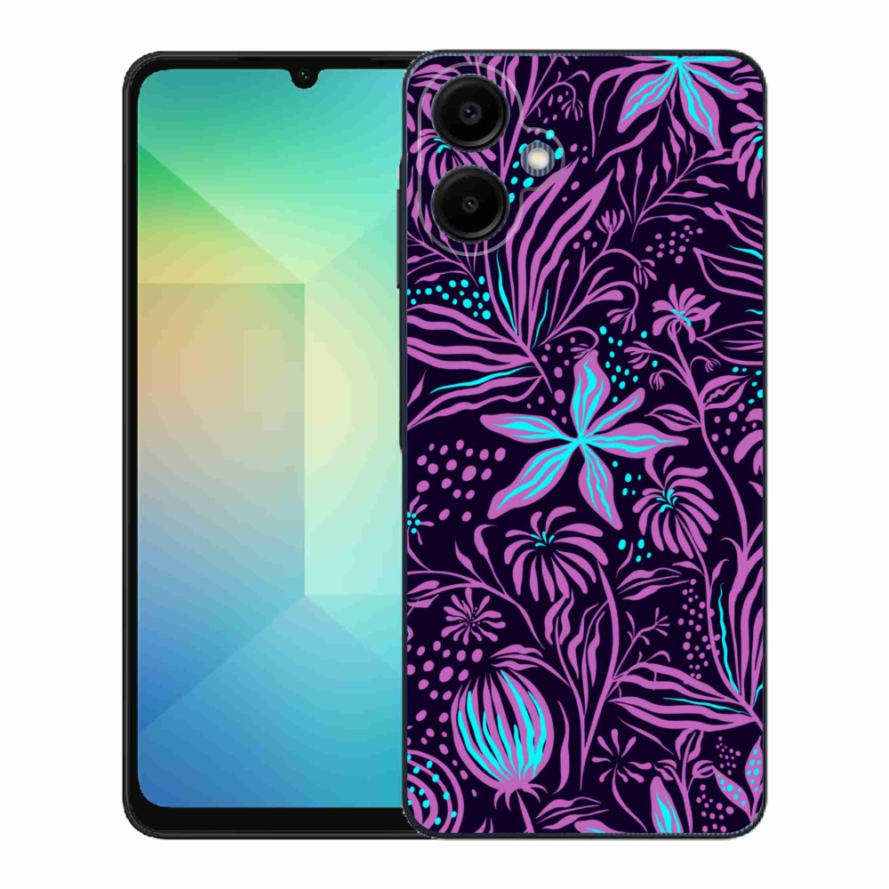 Gél borítás mmCase Samsung Galaxy A06 4G - virágok 2