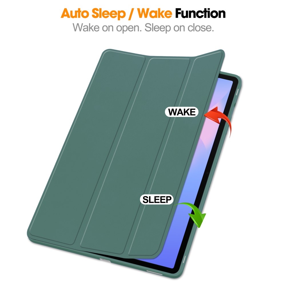 tokok intelligens záró tok Samsung Galaxy Tab S10 FE+ - sötétzöld