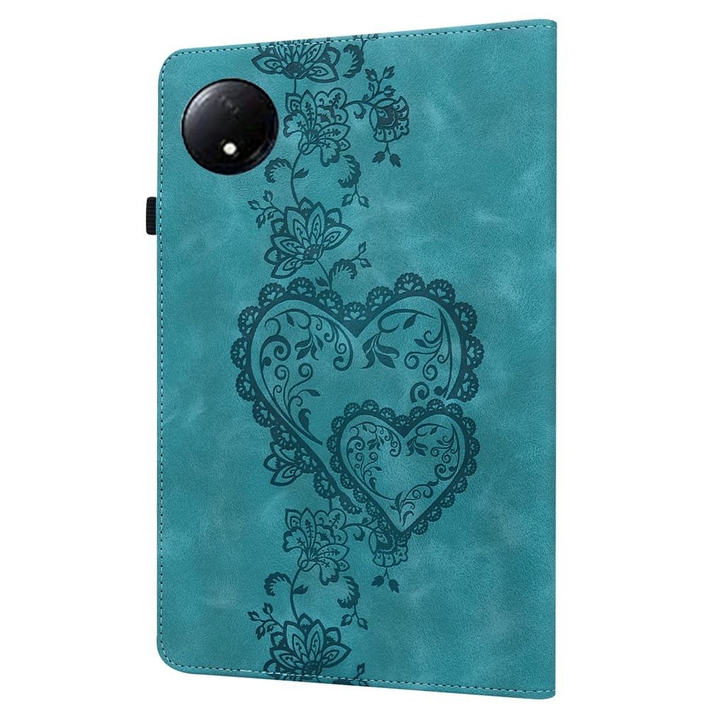 Szív záródású tok Xiaomi Redmi Pad SE 8.7 tablethez - zöld
