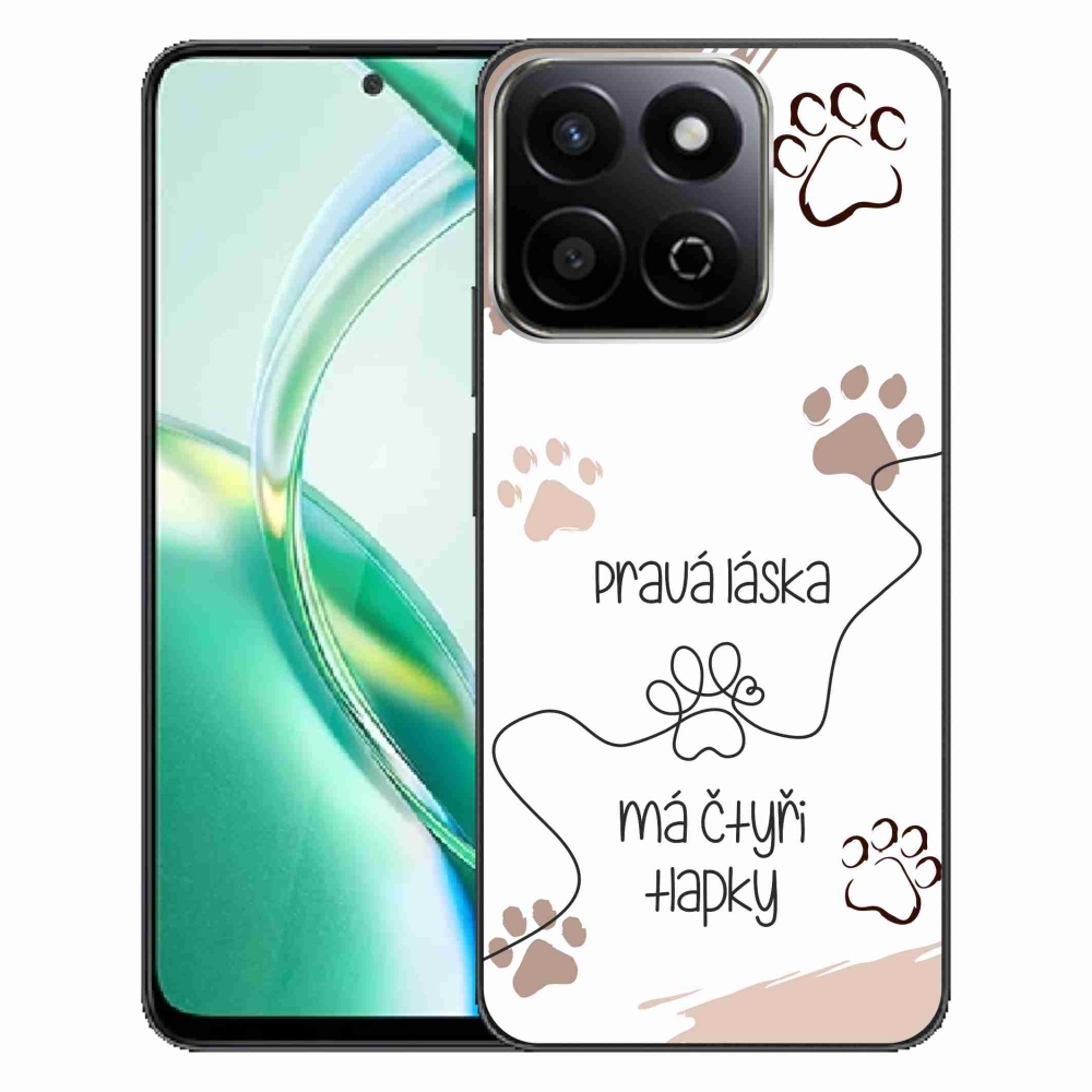 Zselés borító mmCase a Honor 200 Smart 5G készülékhez - kutyamotívum 1 fehér háttér