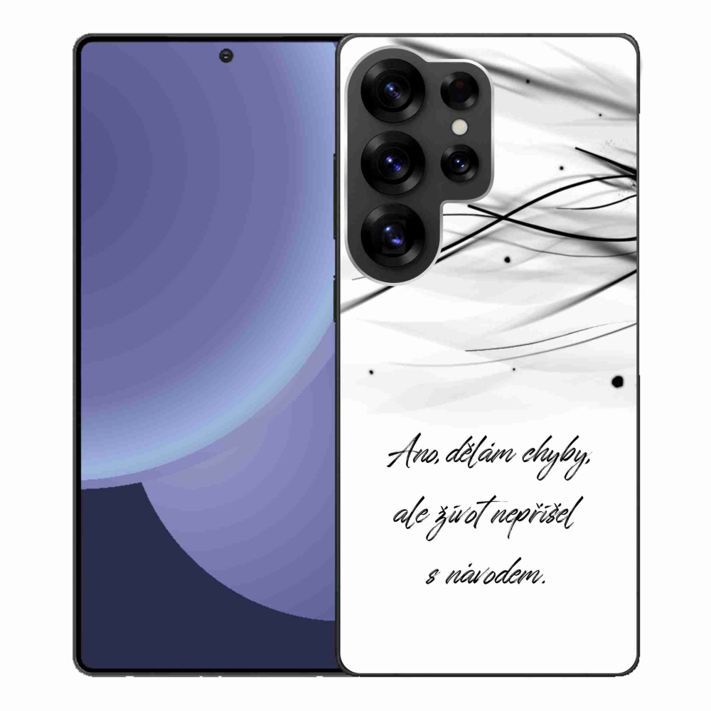 Gél borítás mmCase Samsung Galaxy S25 Ultra - idézem fehér háttér