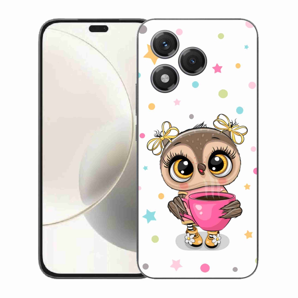 Zselés borítás mmCase a Honor 400 Lite-hoz - rajzfilm bagoly