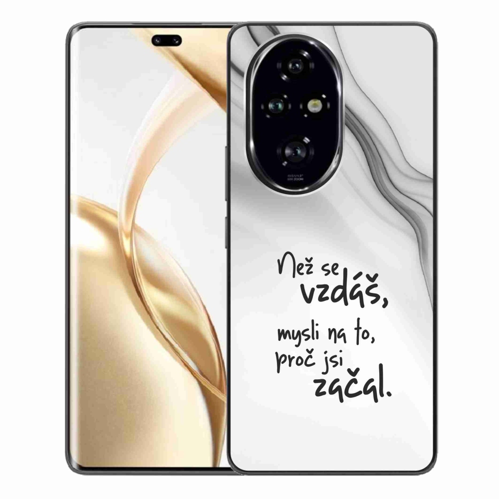 Gél borítás mmCase a Honor 200 Pro 5G készülékhez - Idézet 2 fehér háttér