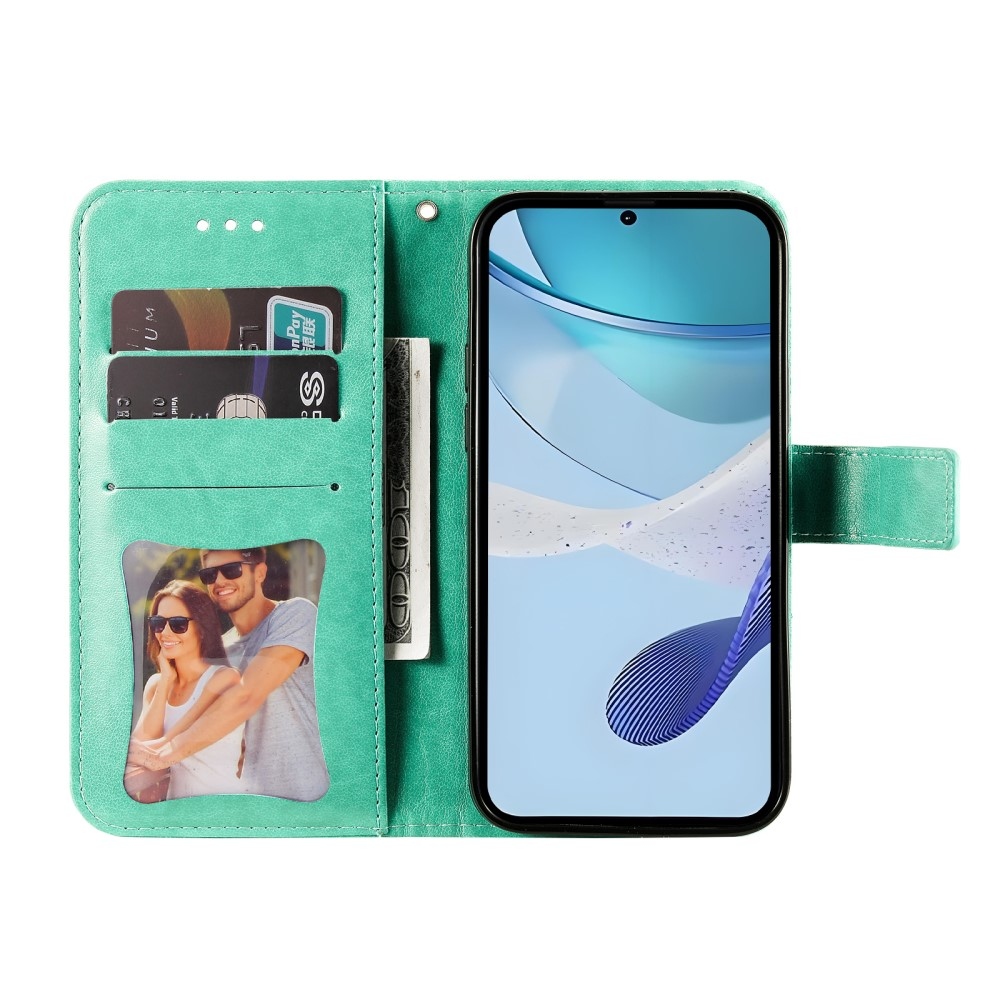 Mandala könyvtáska a Realme C75 készülékhez - teal színű