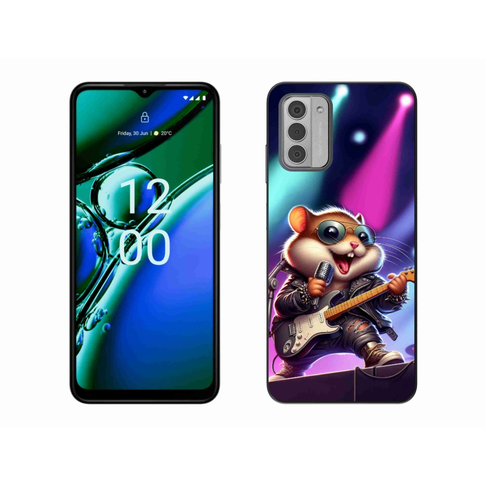 Zselés borítás mmCase a Nokia G42-hez - hörcsög hintalóval