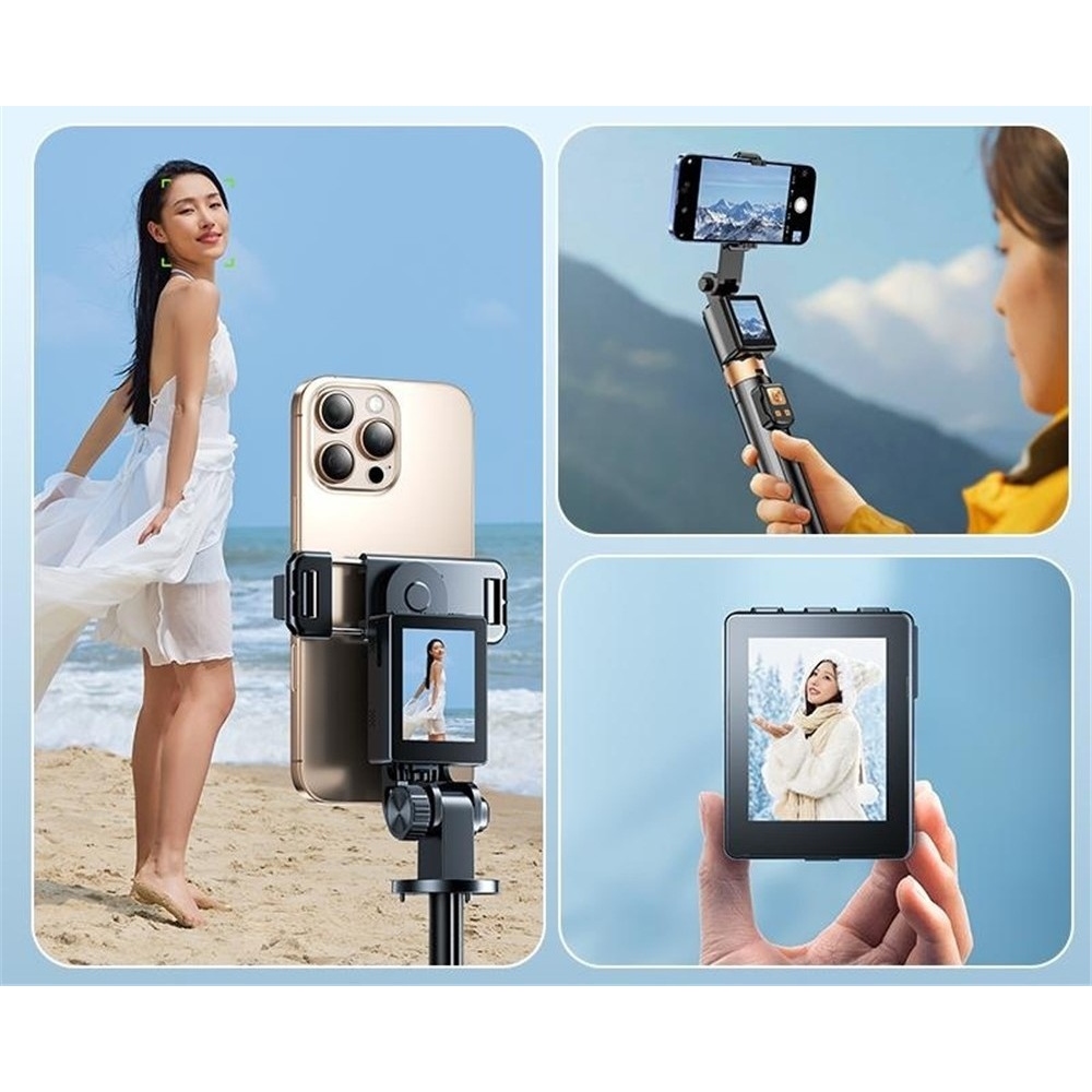 CL07 szelfibot állvánnyal és kijelzővel 1,7 m