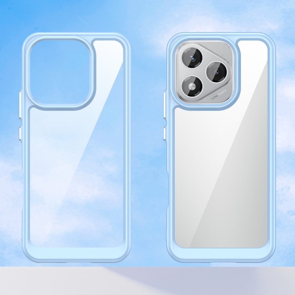 Gél tok fix hátlappal Honor 400 Lite-hoz - kék