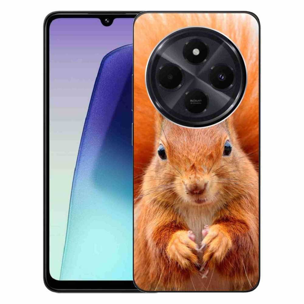 Gél borítás mmCase a Xiaomi Redmi 14C/Poco C75 számára - mókus