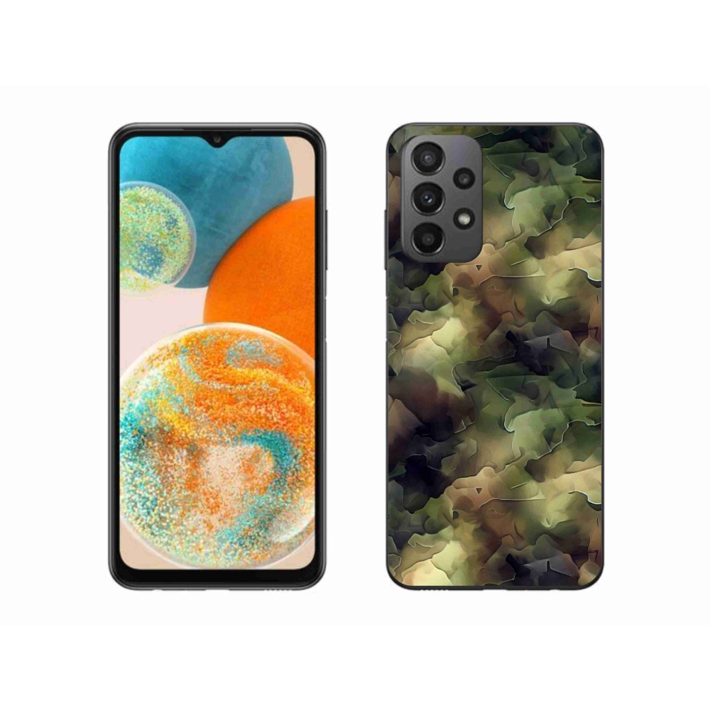 Zselés borítás mmCase Samsung Galaxy A23 4G/5G - terepszínű minta 10