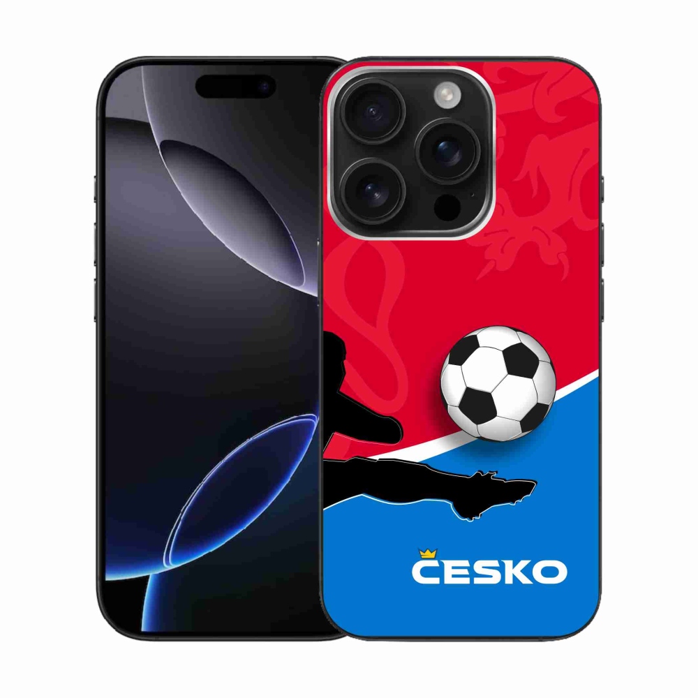Gél borítás mmCase iPhone 16 Pro készülékhez - Labdarúgás Csehország 2
